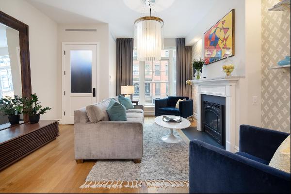 Discover contemporary Brooklyn townhouse luxury in this exceptional two-family residence f