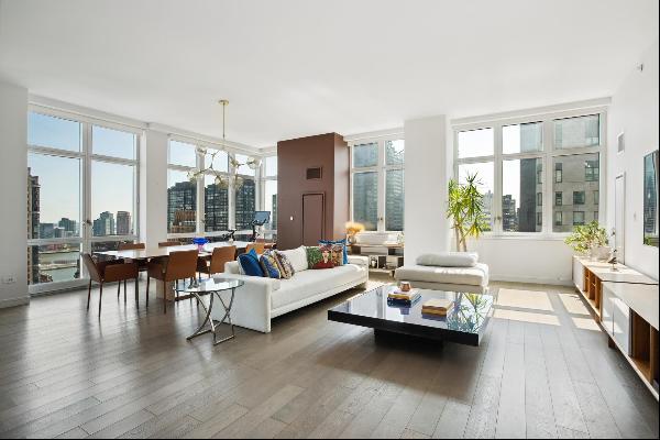Nestled within the coveted Halcyon Condominium, this stunning rarely available high floor 