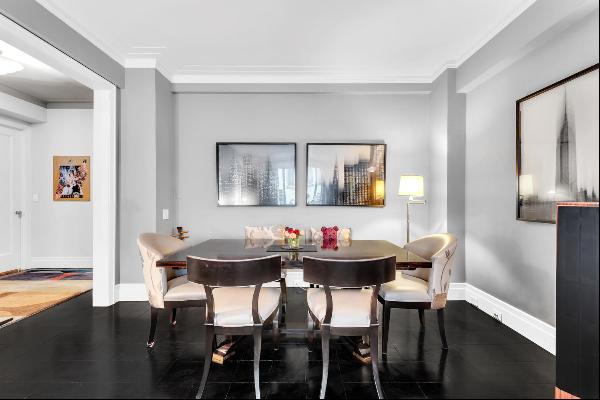 Luxurious and elegant living in this mint-renovated two-bedroom, two-bath apartment with s