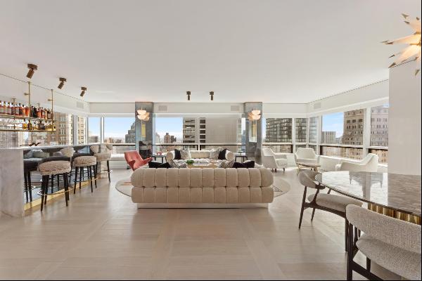Exquisite Condo MASTERPIECE with Sweeping Views on Park Avenue.Discover an unparalleled li
