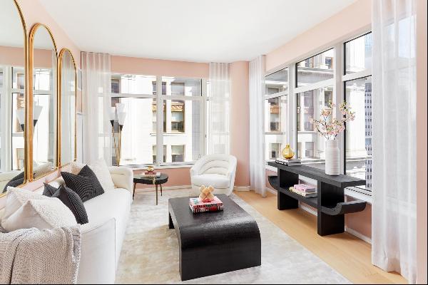 Offering 1 month OP.Perfectly positioned in the center of Downtown, 7 Dey offers stunning 