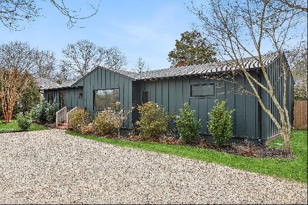 This recently renovated and upgraded three bedroom and two bathroom ranch in East Quogue o