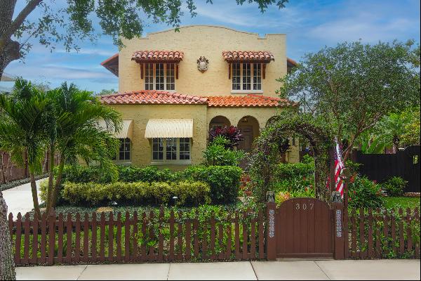 Historic 1926 Mediterranean Revival Estate Experience old world charm with every modern am
