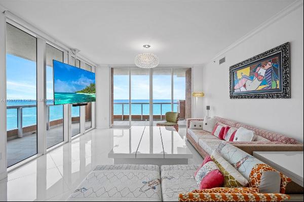 Spectacular oceanfront corner residence, completely upgraded with the most spectacular mod