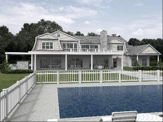 Welcome to the paragon of luxury estate living at 5 Michaels Way, Westhampton Beach. This 