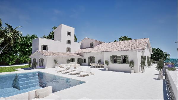 An exceptional villa currently under complete reformation for sale in Mallorca.