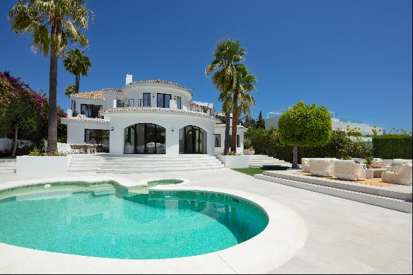 Mediterranean design villa in the Golf Valley, Marbella