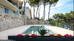 Exceptional villa for sale, with panoramic sea views in Santa Po, Calvia 07180