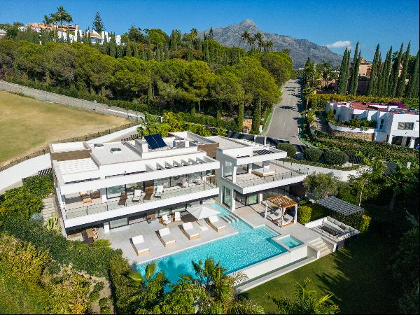 Contemporary villa with pool in Nueva Andalucía