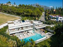 Contemporary villa with pool in Nueva Andalucía