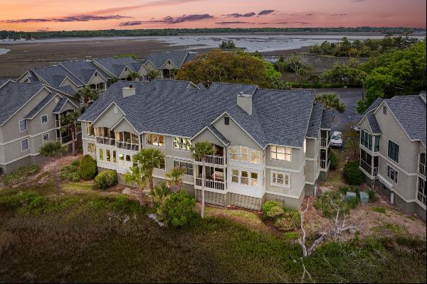 Updated First-Floor Villa with Marsh Views on Seabrook Island