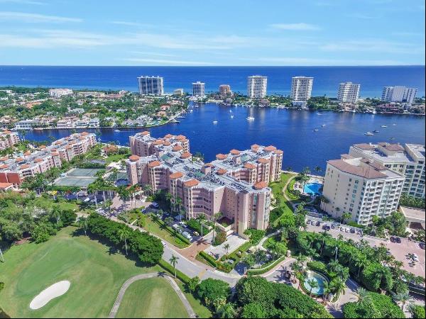 The premier residence at Mizner Tower, The Grandview situated directly on the Intracoastal