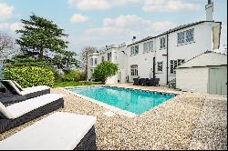 Impressive white-stucco family home