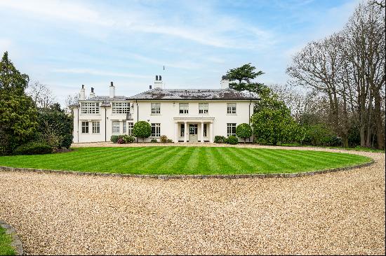 Impressive white-stucco family home