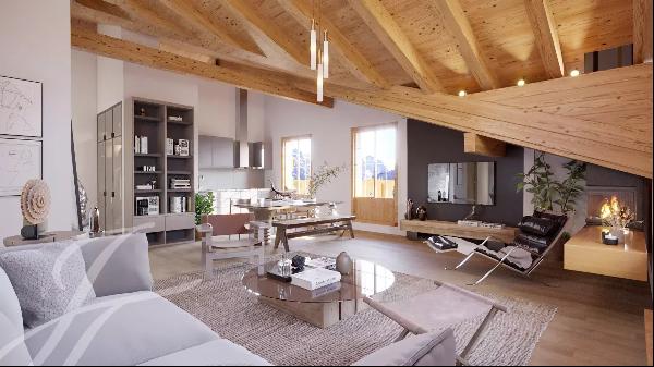 New 5-bedroom Penthouse as a main residence in Gsteig bei Gstaad