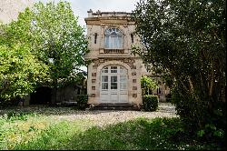 19th century castle in the heart of the town