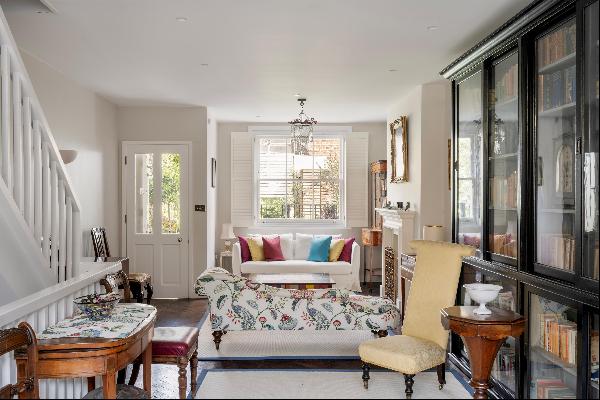 A charming and beautifully appointed period home for sale in Kensington, W8.