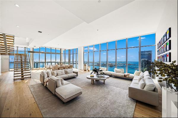 This 11,884sf Penthouse possesses qualities that set it apart from any penthouse in Miami.