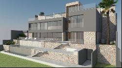 Mallorca building plot in Puerto de Andratx with finished excavation