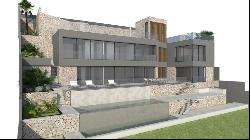 Mallorca building plot in Puerto de Andratx with finished excavation