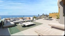 Penthouse with spectacular panoramic sea view terrace in Mijas Costa