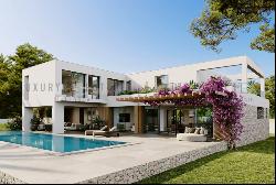 New construction modern home on a large plot in Sol de Mallorca