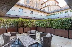 Exclusive apartment with panoramic terrace in Bergamo Alta