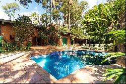 House surrounded by greenery