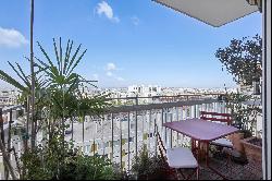 9th and top floor with 180° terrace overlooking Paris