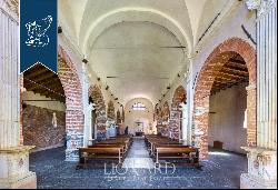 For sale majestic 12th century complex in the hinterland of Genoa, surrounded by 78 hectar