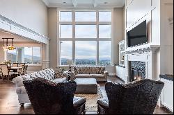 Custom Luxury Lookout Ridge Estate with Panoramic Views and Indoor Sport Court