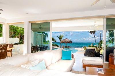 Stunning 3 Bed Beachfront Villa • ID: LAR-PEL