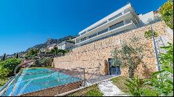 Roquebrune Cap Martin - Flat with panoramic sea view - 4 bedrooms - Swimming pool - Garage