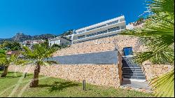 Roquebrune Cap Martin - Flat with panoramic sea view - 4 bedrooms - Swimming pool - Garage