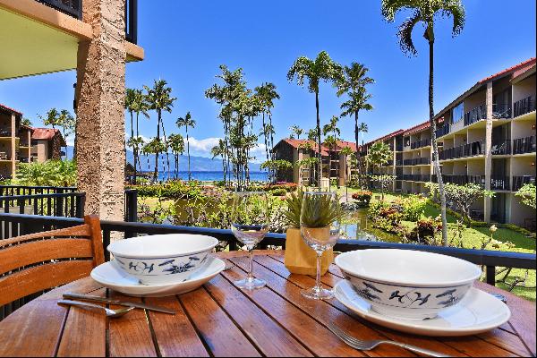 Relax on your lanai with beautiful ocean views and sunsets