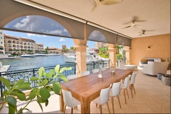 spacious ground floor apartment overlooking the water