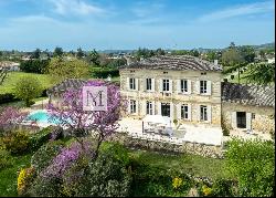 Elegant riverside Chateau for sale near Saint-Emilion