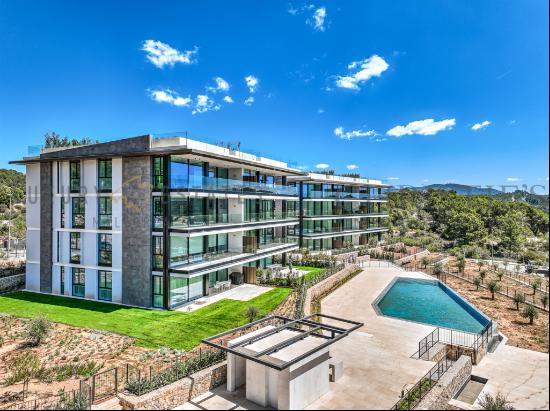 Grand newly built apartment with views of the sea located in the southwest of Mallorca