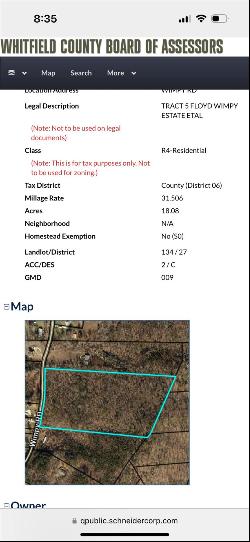 Wimpy Road, Rocky Face GA 30740