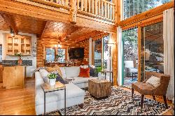 Enchanting Custom Log Home on Secluded Wooded Lot near Toll Canyon Trailhead