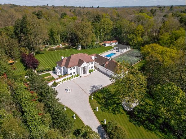 Five-acre country estate with luxury mansion in Cobham, Surrey