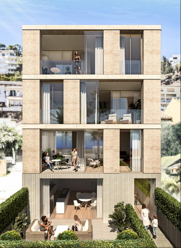 Luxurious penthouse next to the promenade in La Caleta