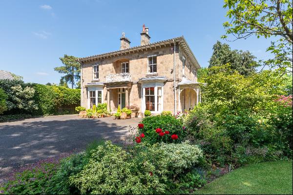 An elegant early Victorian town property with substantial accommodation standing in superb