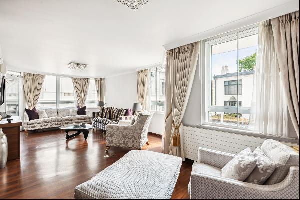Three-bedroom apartment available to rent on Hyde Park Towers, W2.