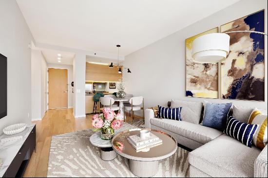 Stunning 1 bedroom perched on a high floor in on of one of Manhattan's most sought afte