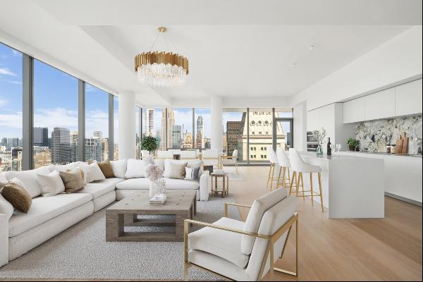 <p>Perched above Madison Square Park, this remarkable full-floor residence offers breathta