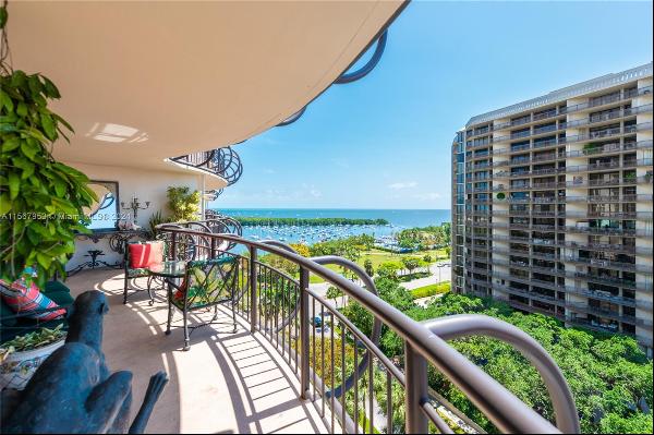 An opportunity to own in the ever growing Coconut Grove. Amazing water and city views at a