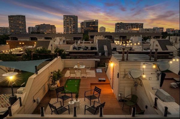 Gated Uptown Retreat with Spectacular Roofdeck Views
