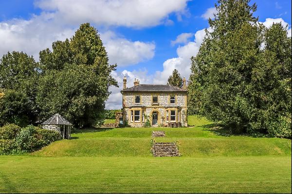 A substantial Victorian family home in a secluded plot on the edge of the South Downs Nati