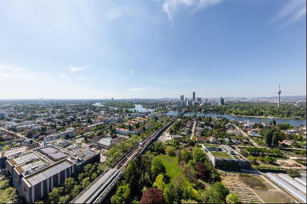 Outstanding duplex penthouse near the Old Danube / UNO City in Vienna.